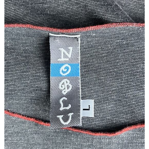 Noblu Lagenlook Artsy Asymmetrical Hem Tunic Top Patchwork 3/4 Sleeve Size Large - Picture 6 of 7